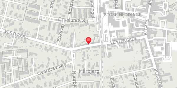 Trafikstøjkort på Vestergade 22, . , 4660 Store Heddinge