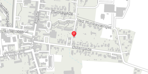 Trafikstøjkort på Østergade 21, 4660 Store Heddinge
