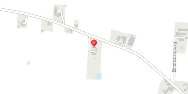 Trafikstøjkort på Broholmsvej 26, . , 4690 Haslev