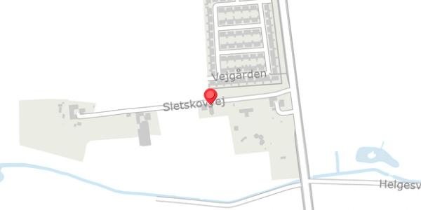 Trafikstøjkort på Sletskovvej 9, . , 4160 Herlufmagle