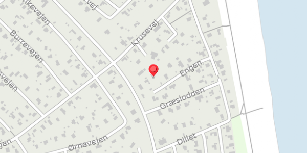 Trafikstøjkort på Engen 12, 4874 Gedser