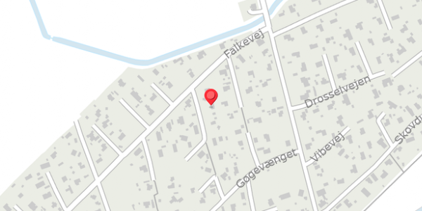 Trafikstøjkort på Falkevej 21, 4872 Idestrup