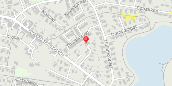 Trafikstøjkort på Agertoften 14, 4760 Vordingborg