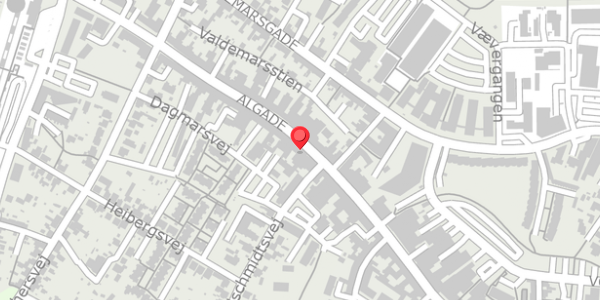 Trafikstøjkort på Algade 42C, 4760 Vordingborg