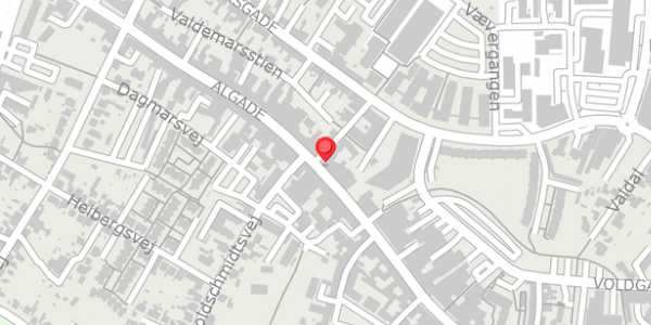 Trafikstøjkort på Algade 59A, 4760 Vordingborg