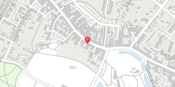 Trafikstøjkort på Algade 80E, st. th, 4760 Vordingborg