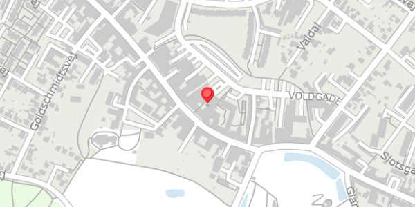 Trafikstøjkort på Algade 83F, 4760 Vordingborg