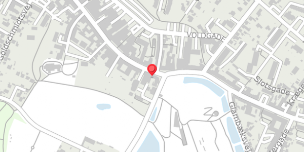 Trafikstøjkort på Algade 86A, 4760 Vordingborg