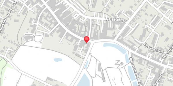 Trafikstøjkort på Algade 86C, 4760 Vordingborg