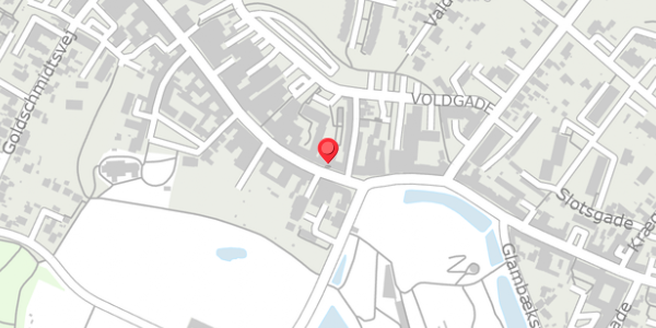 Trafikstøjkort på Algade 91C, 1. , 4760 Vordingborg