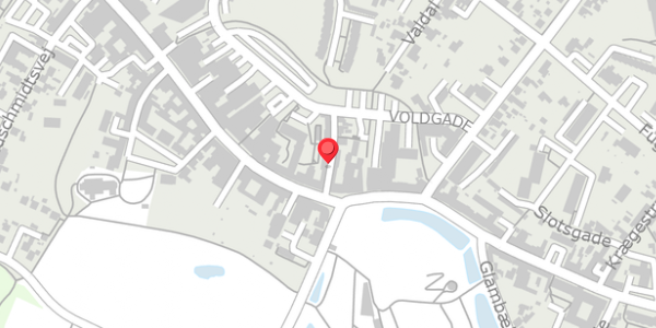 Trafikstøjkort på Algade 93G, 4760 Vordingborg