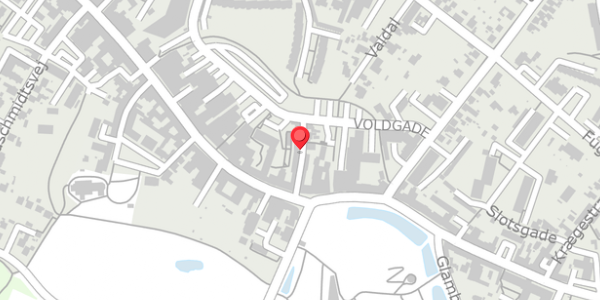Trafikstøjkort på Algade 93J, 4760 Vordingborg