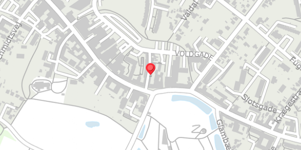 Trafikstøjkort på Algade 95E, st. , 4760 Vordingborg