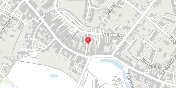 Trafikstøjkort på Algade 95G, 4760 Vordingborg