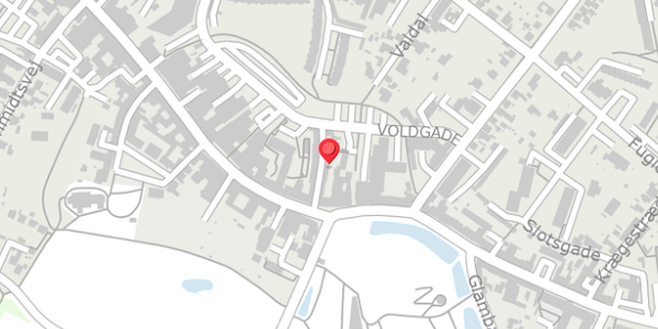 Trafikstøjkort på Algade 95H, 4760 Vordingborg