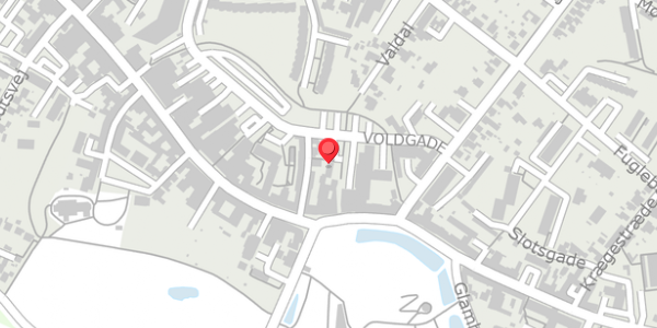 Trafikstøjkort på Algade 95L, 4760 Vordingborg
