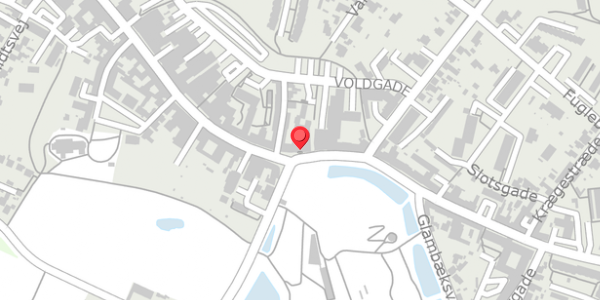 Trafikstøjkort på Algade 97, 4760 Vordingborg