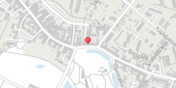 Trafikstøjkort på Algade 101, 4760 Vordingborg