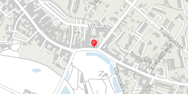 Trafikstøjkort på Algade 103C, 4760 Vordingborg