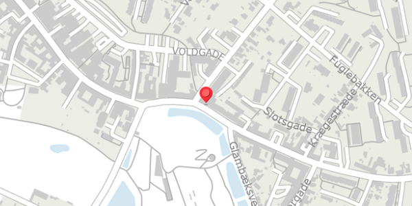 Trafikstøjkort på Algade 105, 4760 Vordingborg