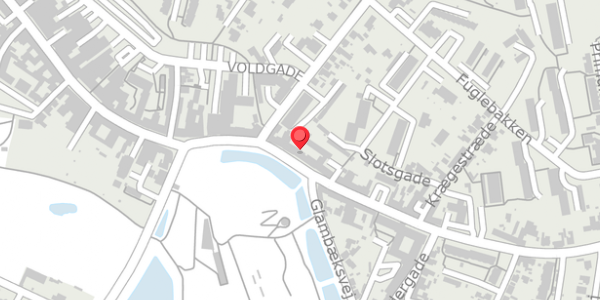 Trafikstøjkort på Algade 109B, 4760 Vordingborg