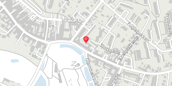 Trafikstøjkort på Algade 109C, 4760 Vordingborg