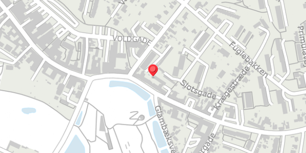 Trafikstøjkort på Algade 109D, 4760 Vordingborg