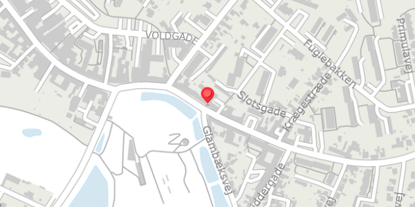 Trafikstøjkort på Algade 113A, 4760 Vordingborg