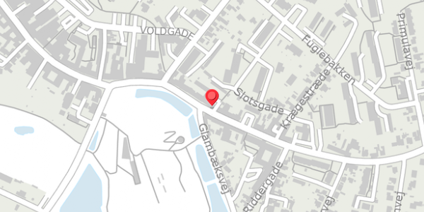 Trafikstøjkort på Algade 113E, 4760 Vordingborg