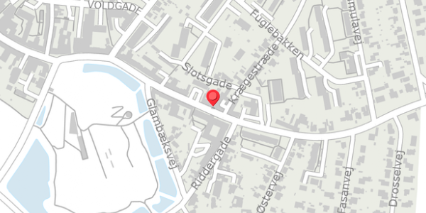 Trafikstøjkort på Algade 129A, 4760 Vordingborg