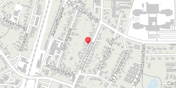 Trafikstøjkort på Boulevarden 33, . , 4760 Vordingborg