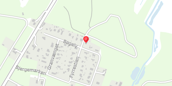Trafikstøjkort på Bøgely 21, 4760 Vordingborg