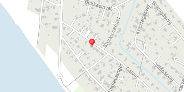 Trafikstøjkort på Dalvej 27, . , 4760 Vordingborg