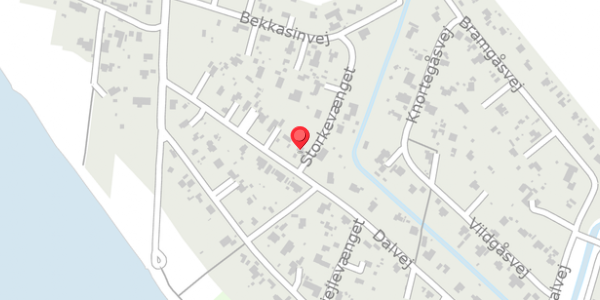 Trafikstøjkort på Dalvej 28, 4760 Vordingborg