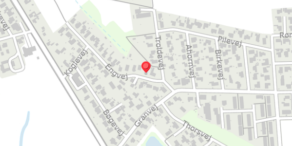 Trafikstøjkort på Engvej 4, . , 4760 Vordingborg