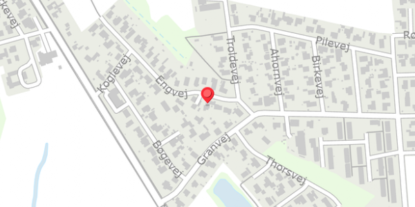 Trafikstøjkort på Engvej 7, . , 4760 Vordingborg