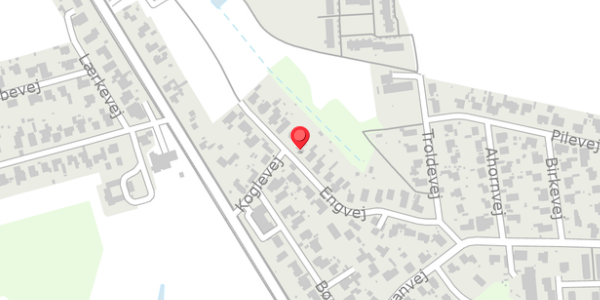 Trafikstøjkort på Engvej 22, . , 4760 Vordingborg