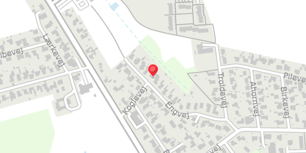 Trafikstøjkort på Engvej 24, . , 4760 Vordingborg