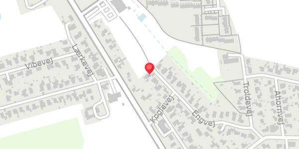 Trafikstøjkort på Engvej 27, . , 4760 Vordingborg