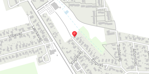 Trafikstøjkort på Engvej 32, . , 4760 Vordingborg