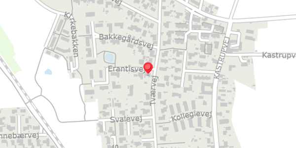 Trafikstøjkort på Erantisvej 1, . , 4760 Vordingborg
