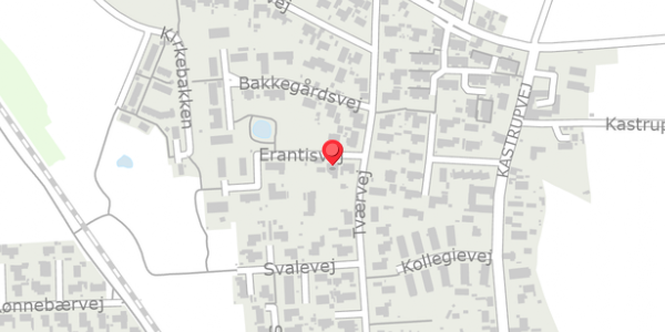Trafikstøjkort på Erantisvej 3, . , 4760 Vordingborg