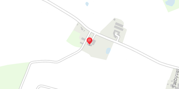 Trafikstøjkort på Fæbyvej 27, 4760 Vordingborg