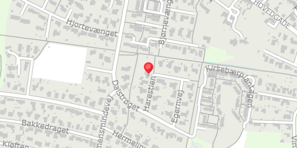Trafikstøjkort på Harestien 7, 4760 Vordingborg