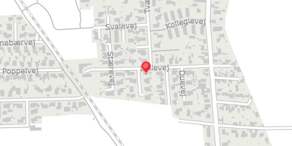 Trafikstøjkort på Linievej 9, . , 4760 Vordingborg