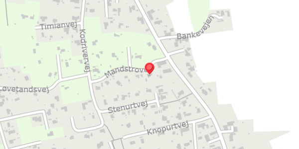 Trafikstøjkort på Mandstrovej 12, . , 4750 Lundby