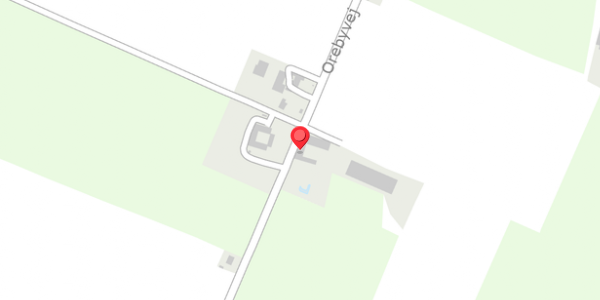 Trafikstøjkort på Orebyvej 13, 4760 Vordingborg