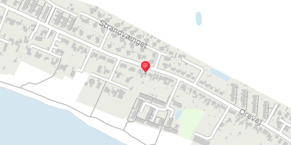 Trafikstøjkort på Orevej 101, . , 4760 Vordingborg