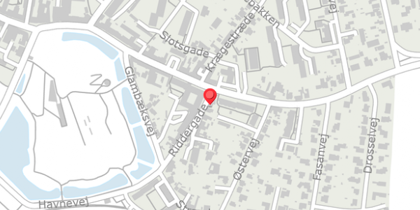 Trafikstøjkort på Riddergade 3, . , 4760 Vordingborg