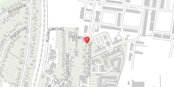 Trafikstøjkort på Sankelmarksvej 21, 4760 Vordingborg